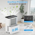 Airfire Dehumidifier, 50 Pint Dehumidifier with Drain Hose, Max 3500 Sq.Ft Dehumidifiers for Home Basement, 0.66 Gal Water Tank, Overflow Protection, Auto Defrost& Drain, Humidity Indicator
