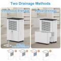 Airfire Dehumidifier, 50 Pint Dehumidifier with Drain Hose, Max 3500 Sq.Ft Dehumidifiers for Home Basement, 0.66 Gal Water Tank, Overflow Protection, Auto Defrost& Drain, Humidity Indicator