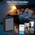 Airfire Dehumidifier, 50 Pint Dehumidifier with Drain Hose, Max 3500 Sq.Ft Dehumidifiers for Home Basement, 0.66 Gal Water Tank, Overflow Protection, Auto Defrost& Drain, Humidity Indicator