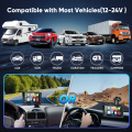7 inch Touchscreen Car Stereo, Wireless Apple Carplay and Android Auto for All Vehicle, with 1080P Rear Camera、BT、FM、AUX、USB