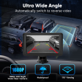 7 inch Touchscreen Car Stereo, Wireless Apple Carplay and Android Auto for All Vehicle, with 1080P Rear Camera、BT、FM、AUX、USB