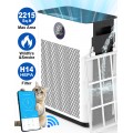 AIRFIRE Air Purifiers for Home up to 2215 Sq.ft, H14 HEPA Filter WiFi Air Purifier for Pet Owners, Allergies and Asthma Suffers, Pollen, Wildfire, With Washable Filter, AP404, White