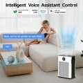 AIRFIRE Air Purifiers for Home up to 2215 Sq.ft, H14 HEPA Filter WiFi Air Purifier for Pet Owners, Allergies and Asthma Suffers, Pollen, Wildfire, With Washable Filter, AP404, White