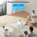 GCZ Air Purifiers for Allergies and Asthma, 1850 Sq. ft Smart WiFi Air Purifier for Large Rooms, H13 True HEPA Filter Remove 99.97% Home Bedroom Odor, Pets, Dander, Smoke, Dust, Mold