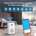 GCZ Air Purifier for Large Rooms, 2500 Sq. ft Smart WiFi Air Cleaner H13 True HEPA Filter Air Purifiers for Allergies and Asthma Remove 99.97% Pet Hair, Allergies, Smokers, Odors, Dust, Pollen