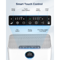 HEPA Air Purifiers for Allergies and Asthma up to 2400 Sq.ft, Air Purifiers for Bedroom with Washable Pre-Filter, AP307, All White HEPA Air Purifiers for Allergies and Asthma up to 2400 Sq.ft, Air Purifiers for Bedroom with Washable Pre-Filter, AP307, All White