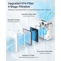 HEPA Air Purifiers for Allergies and Asthma up to 2400 Sq.ft, Air Purifiers for Bedroom with Washable Pre-Filter, AP307, All White HEPA Air Purifiers for Allergies and Asthma up to 2400 Sq.ft, Air Purifiers for Bedroom with Washable Pre-Filter, AP307, All White