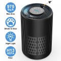 2026 New AIRFIRE HEPA Air Purifier for Home up to 975 Sq.ft, Air Purifiers for Allergies and Asthma, Bedroom, Pet Dander&Odor, Dust, Pollen, Wildfire/Smoke, Model AP201, Black