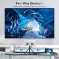  Faltopu Mini Bluetooth Projector with Tripod, Full HD 1080P Portable Home Theater Projector ,Support 250"Display