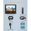 Professional 17.9\" Portable DVD Player for Car with 15.4\" Swivel Screen and Remote Control USB, Black","accessoriesIncluded":["Remote Control"]