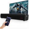 GCZ 2.1CH Sound Bar with Subwoofer, 50W BT 5.0 Soundbar Speakers for TV, 3D Surround Sound System, Optical/RCA/AUX/USB Connection, Wall Mountable