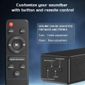 DR.J Professional Sound Bar for TV, 100W Soundbar with Dolby Digital, HDMI, Bluetooth 5.3