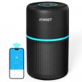 JOWSET WIFI Air Purifiers for Home Bedroom,Black