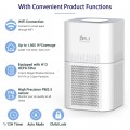 DR. J Professional HEPA Air Purifiers for Home up to 1925 Sq.ft, WiFi Air Purifiers for Allergies and Asthma, Pollen, Wildfire/Smoke, Pet Dander&Odor, Dust