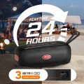 40W Portable Wireless Bluetooth Speaker, IPX7 Outdoor Loud Sound Deep Bass, Professional True Wireless Stereo Pairing for Home/Outdoor/Party/Beach, Birthday Gift(Black)
