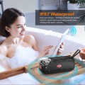 40W Portable Wireless Bluetooth Speaker, IPX7 Outdoor Loud Sound Deep Bass, Professional True Wireless Stereo Pairing for Home/Outdoor/Party/Beach, Birthday Gift(Black)