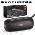 40W Portable Wireless Bluetooth Speaker, IPX7 Outdoor Loud Sound Deep Bass, Professional True Wireless Stereo Pairing for Home/Outdoor/Party/Beach, Birthday Gift(Black)