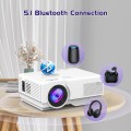 GCZ 1080P Projector with 5G WIFI and 5.1 Bluetooth, Full HD Movie Projector Support Sync Smart Phone by WIFI/ USB, 180'' Display For Home Theater