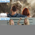 Mini Projector, 2022 Upgrade Portable LCD Projector, Full HD 1080P Supported Mini Projector, Compatible with TV Stick/Phones/Tablet/PS4/TV Box/HDMI/USB/AV Projector for Outdoor Movies [2021 Upgrade]