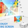 Mini Projector, 2022 Upgrade Portable LCD Projector, Full HD 1080P Supported Mini Projector, Compatible with TV Stick/Phones/Tablet/PS4/TV Box/HDMI/USB/AV Projector for Outdoor Movies [2021 Upgrade]